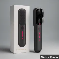 Electric Hair Straightening Brush  Fast Heating Ionic Styling Comb
