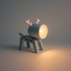 LED  Dog/Lamp Shape My Mini Lamp - Dog, Blue