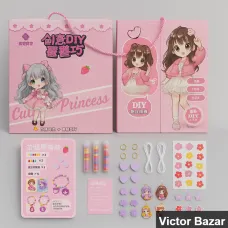 Cute Princess DIY Craft Set (Model HY-2982):